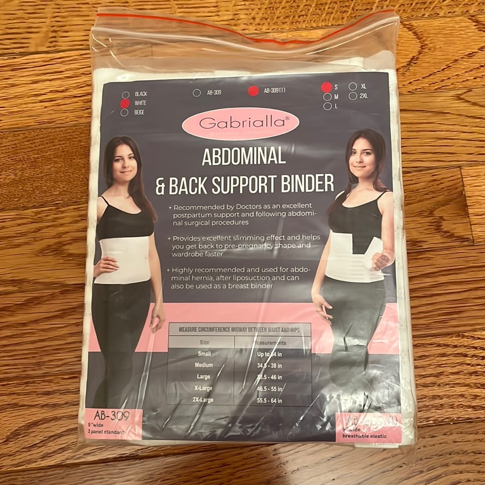 Maternity Abdominal and back support finder